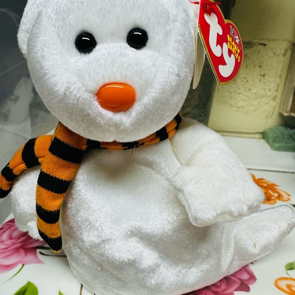 RARE Ty Beanie Babies Lot Halloween Ghoulish, Ghoulianne, Sheetsies, Quivers - Picture 8 of 9